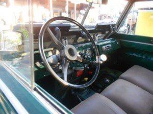 1965 land rover interior