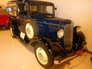 Modified and restored 1935 Chevy Truck