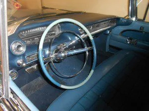 1959 Cadillac Sixty Special front interior