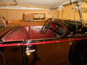 1929 Stutz Coupe interior