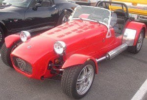 A popular replica car is the Lotus Seven