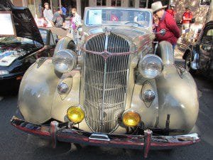 1936 Chrysler grille and headlamps