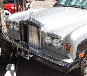 Rolls-Royce grille and "Spirit of Ecstasy" ornament