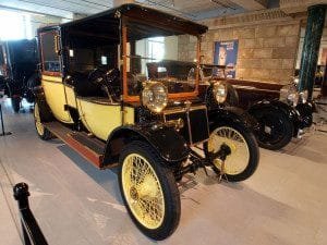 1910 Lanchester. Photographed at the Louwman museum, The Netherlands.