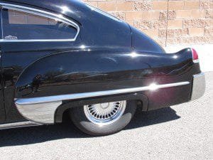 Cadillac's new post war design tail fin