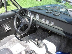 fiat spider 124 dash