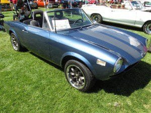 fiat spider 124 convertible