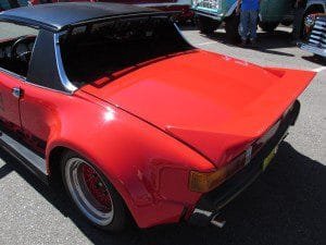 targa top on Porsche 914