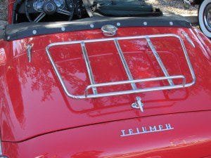 triumph tr 3 luggage rack