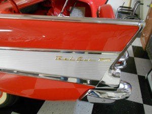 57 chevy tail fins 