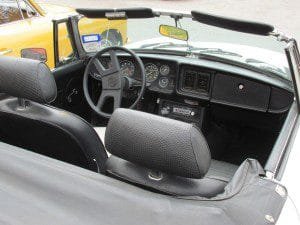 morgan car interior