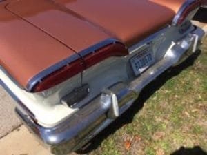 edsel tail fins